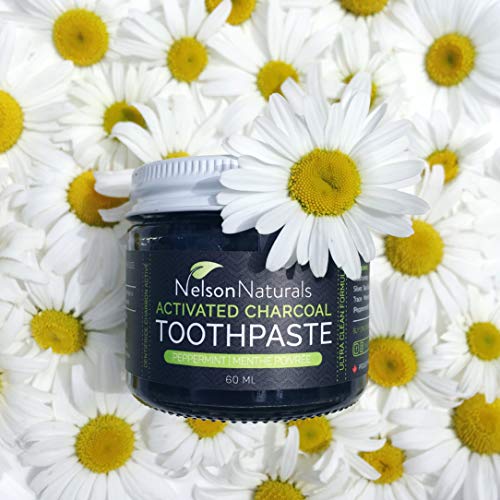 Nelson Naturals Activated Charcoal Peppermint Toothpaste 93g