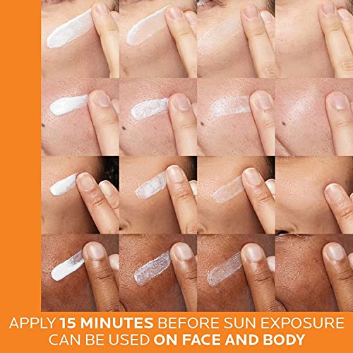 La Roche-Posay Anthelios Ultra Fluid Body Sunscreen Broad Spectrum SPF 50+, Reef Safe, Non-Greasy Matte Finish, 80 Min Water & Sweat Resistant, Fragrance Free, Dermatologist Recommended, 125ML, White