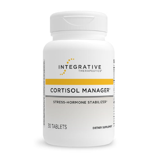 Integrative Therapeutics - Cortisol Manager - Supplement with Ashwagandha and L-Theanine - Supports Relaxation & Calm* - 30 Tablets