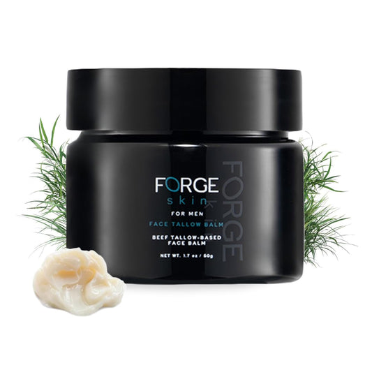 The Forge Skin Men's Beef Tallow Balm for Skin | Beef Tallow for Skin Face Mens Skin Care Cream Facial Skincare Face Moisturizer for Men