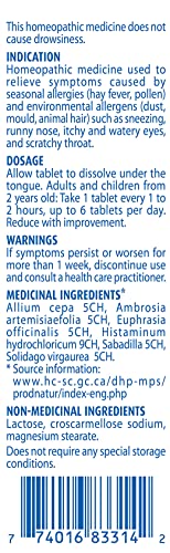 Pre-Order | Arrives in 5–10 Days – Boiron RhinAllergy for Relief from Allergy Symptoms of Sneezing, Runny Nose, and Itchy Eyes or Throat- 60 Tablets