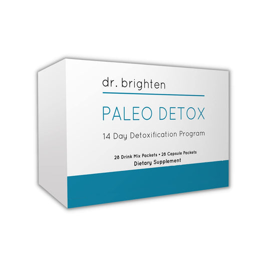 Pre-Order | Arrives in 5–10 Days – Dr. Brighten Paleo Detox + Antioxidant 14 Day Dietary Supplement Kit Promotes Natural Detoxification Pathways, Cellular Defense Against Oxidative Damage and Inflammation