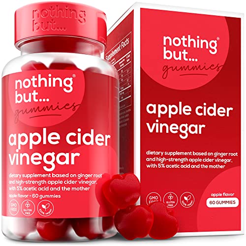 𝐖𝐈𝐍𝐍𝐄𝐑 𝟮𝟬𝟮𝟯* Apple Cider Vinegar Gummies with The Mother, Perfect Balance of Flavor and Nutrition, Supports Gut Health, Digestion & Weight Management, Keto-Friendly, Vegan, 60 ACV Gummies