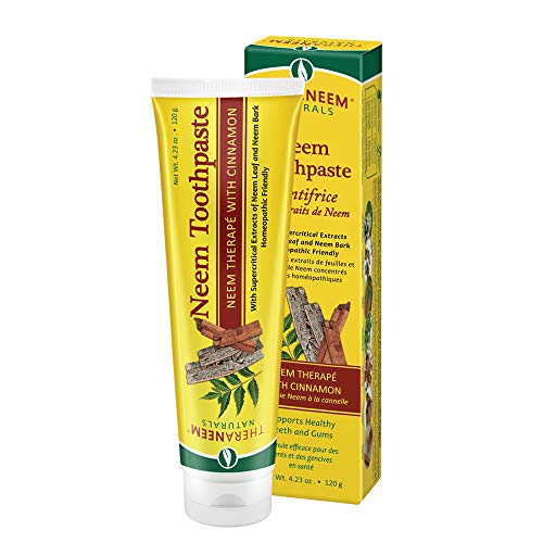 Theraneem Organix Neem Toothpaste Cinnamon 4.23 oz