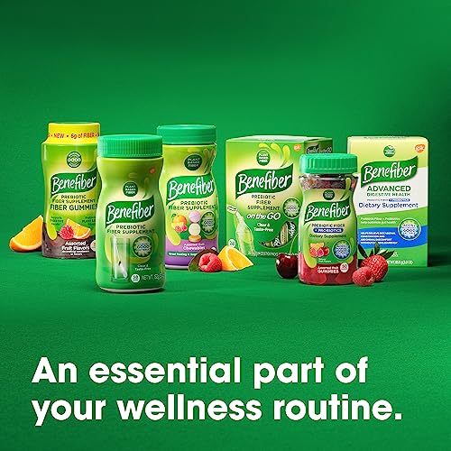 Pre-Order | Arrives in 5–10 Days – Benefiber Prebiotic Fiber Supplement Gummies for Digestive Health, Assorted Fruit Flavor - 81 Count