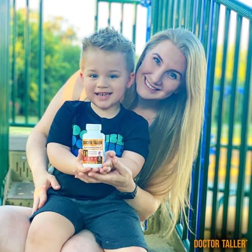 NuBest Doctor Taller Kids - Kids Multivitamins, Toddler Vitamins - Support Healthy, Immunity and Bone Strength for Ages 2 to 9 - Grape Flavor - 60 Vegan Chewable Tablets | 1 Month Supply