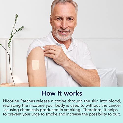 Quit Smoking Patches Step 3 - 7 mg, Quit Patches 30 Count- Stop Aid to Help Quit That Work, Transdermal System Patch - Delivered Over 24 Hours, Behavioral Support Program Information Included (Step3-30PC)