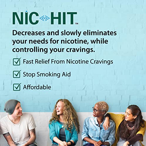 Quit Smoking Aid Nicotine Spray Nic-Hit Mint Flavor 2mg - 200 Sprays