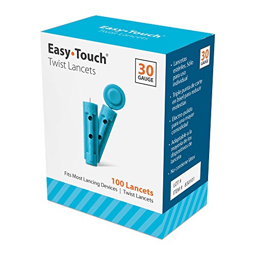 Pre-Order | Arrives in 5–10 Days – EasyTouch Twist Lancets - 30 G, (100 per box)