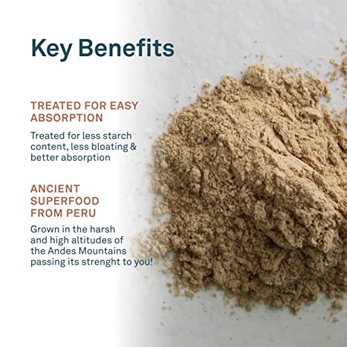 Organika Maca Certified Organic Powder- Gelatinized for High Bioavialability, Hormone Balance, Adaptogen to Help with Stress and Energy - 200 g