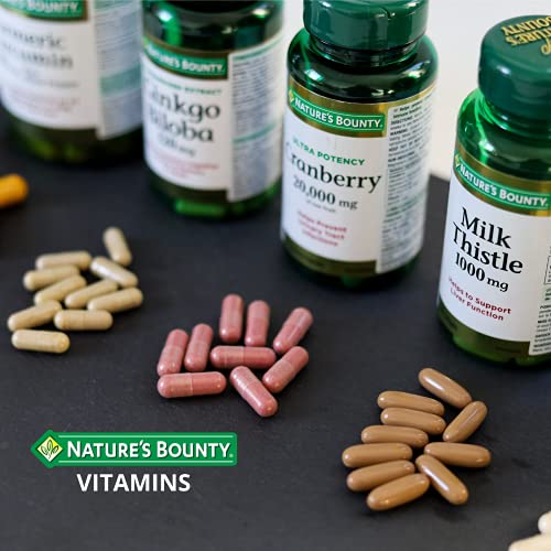Nature's Bounty Vegetarian Non-GMO Vitamin D3, Vitamin D 1000 IU Supplement, Helps to Maintain Immune Function, 400 Tablets