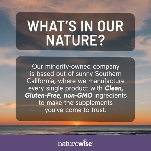 NatureWise Melatonin Gummies 5mg - Non-Habit Forming Sleep Support Supplement with Ashwagandha, Valerian Root - BlackBerry-Lemon Flavor - Vegan, Gluten Free, Non-GMO - 60 Count[30-Day Supply]