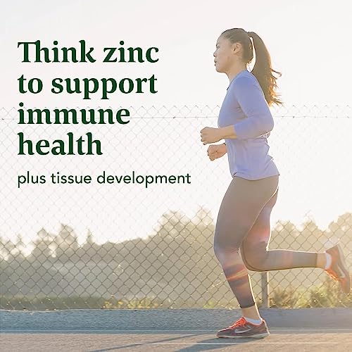 MegaFood Natural Zinc Supplements 60 Capsules | Multivitamins Mineral Supplements for Women Men and Kids | Helps Maintain Immune Health & Healthy Skin | Anti Inflammatory and Antioxidant Supplements with Beet Root, Parsley Leaf, Rice, Spinach & Stearic Ac