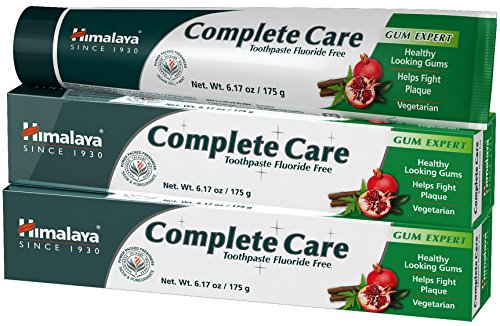 Himalaya Complete Care Toothpaste, Antiplaque toothpaste, for Healthy-Looking Gums and Long-lasting Fresh Breath 6.17 oz (175 g) 2 PACK