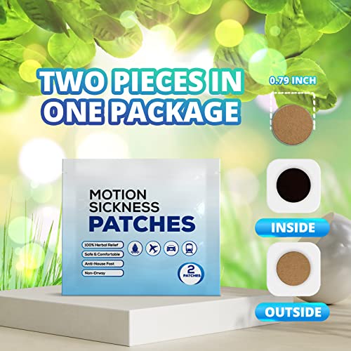 Motion Sickness Patches, Effective for Motion Sickness, Sea Sickness and Morning Sickness Relief, Better Than Motion Sickness Bands and Motion Sickness Glasses, Cruise Essentials.