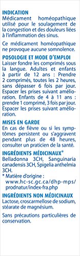 Pre-Order | Arrives in 5–10 Days – Boiron Sinusalia, 60 Tablets, Homeopathic Medicine for Nasal Congestion and Pain Related to Sinus Inflammation Like Stuffy Nose and Sinus Pressure, Non-Drowsy, For Ages 4 to Adult