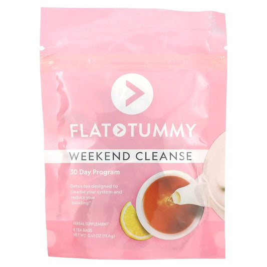 Pre-Order | Arrives in 5–10 Days – Flat Tummy
Weekend Cleanse, 8 Tea Bags, 0.41 oz (11.6 g)