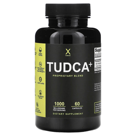 Humanx
Tudca+, 1,000 mg, 60 Capsules (500 mg per Capsule)
