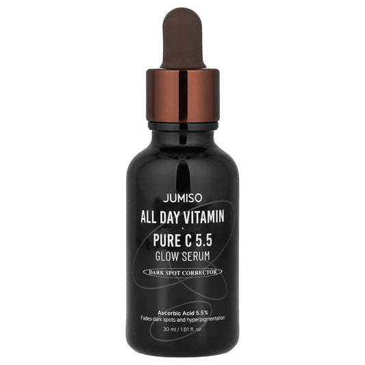 Jumiso
All Day Vitamin, Pure C 5.5 Glow Serum, 1.01 fl oz (30 ml)