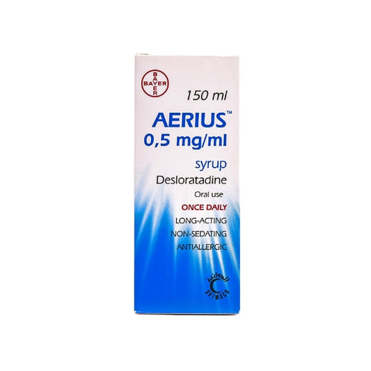 AERIUS SYRUP - E-Pharmacy Ghana