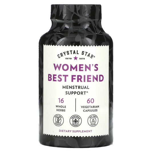 Pre-Order | Arrives in 5–10 Days – Crystal Star
Women's Best Friend, 60 Vegetarian Capsules