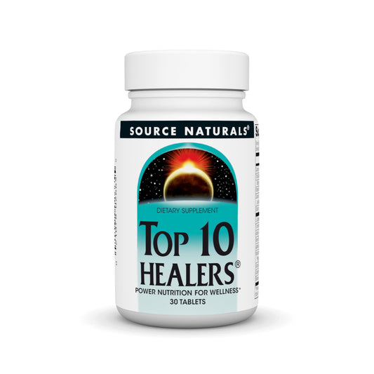 Pre-Order | Arrives in 5–10 Days – Source Naturals Top 10 Healers, Power Nutrition for Wellness* - 30 Tablets