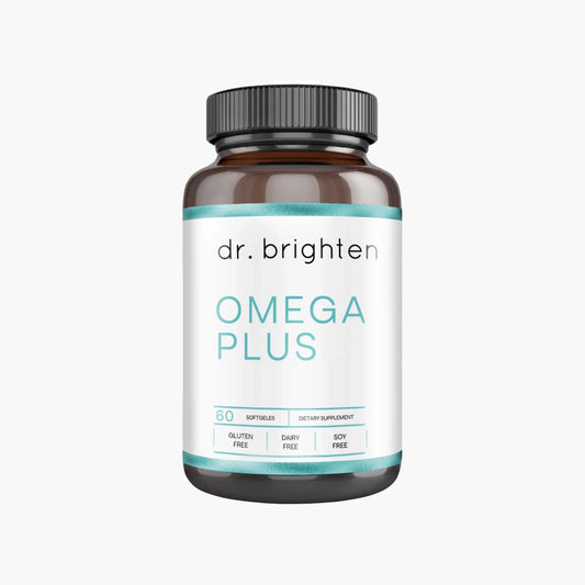 Pre-Order | Arrives in 5–10 Days – Dr. Brighten Omega Plus — 1600 mg of EPA/DHA Non-GMO Fish Oil Supplement for Heart, Brain, and Immune System — 60 Softgels