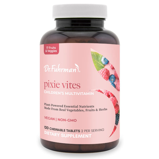 Pre-Order | Arrives in 5–10 Days – Dr. Fuhrman Pixie Vites Children's Chewable Multivitamin