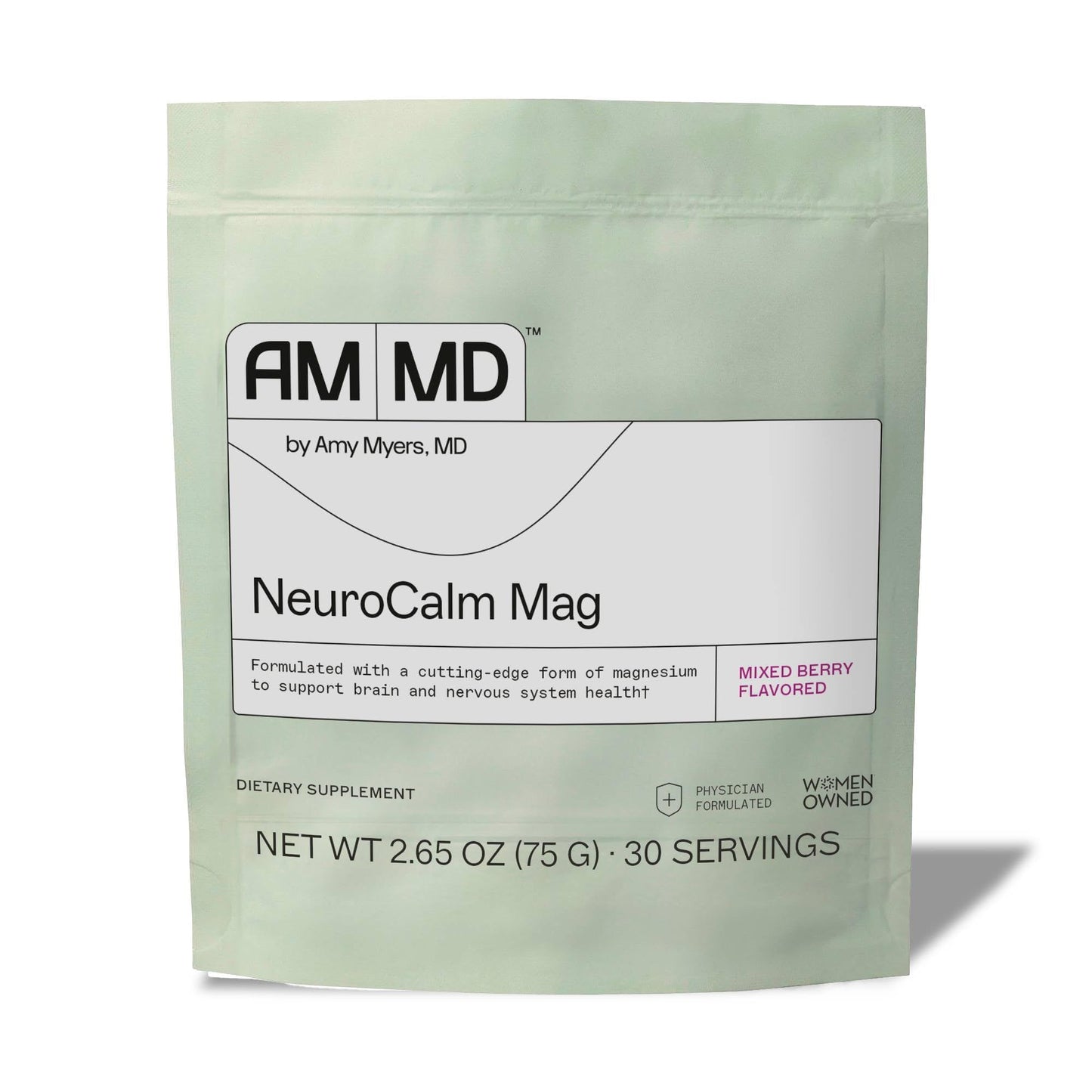 NeuroCalm Magnesium Powder by Dr. Amy Myers - Best Form of Magnesium L-Threonate to Enhance Health & Cognitive Support - Promotes Attention & Memory Learning Focus - 30 Servings(2.65 OZ)