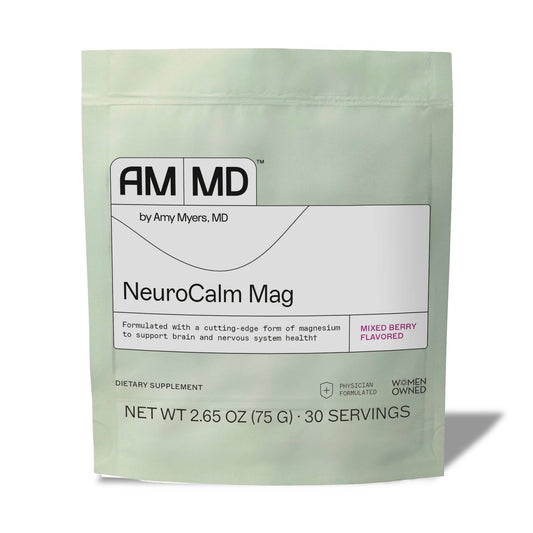 NeuroCalm Magnesium Powder by Dr. Amy Myers - Best Form of Magnesium L-Threonate to Enhance Health & Cognitive Support - Promotes Attention & Memory Learning Focus - 30 Servings(2.65 OZ)