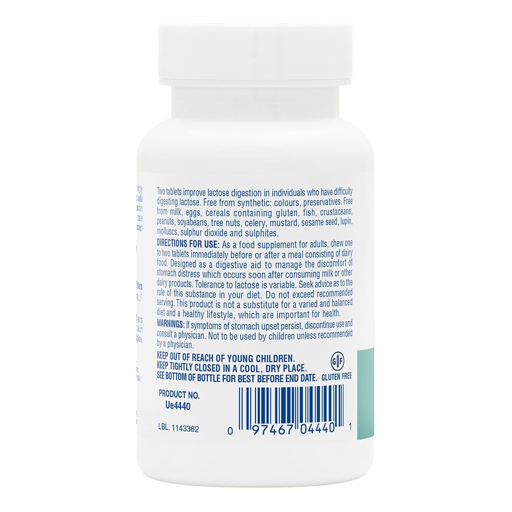 Natures Plus Say Yes to Dairy - 50 Chewable Tablets - Natural Lactase Enzyme Supplement, Maximum Strength Digestive Aid, Lactose Intolerance Relief - Gluten-Free - 50 Servings