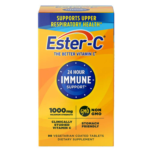Pre-Order | Arrives in 5–10 Days – Ester-C Vitamin C, 1,000 mg, 90 Coated Tablets