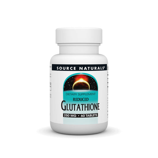 Pre-Order | Arrives in 5–10 Days – Source Naturals Glutathione, Supplement for Liver Support, 250mg - 60 Tablets