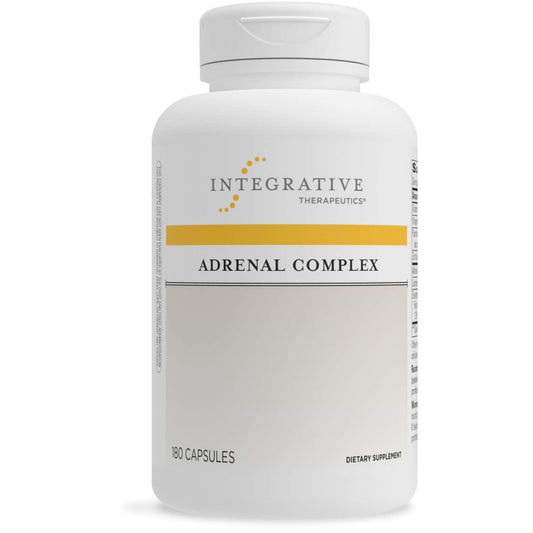 Integrative Therapeutics - Adrenal Complex – Supports Adrenal Gland Function, Immune System Function, Stress Hormone Metabolism Complex - 180 Capsules