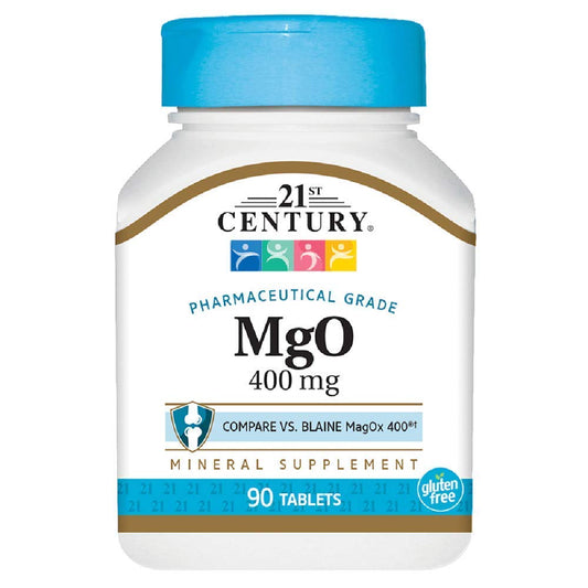 Pre-Order | Arrives in 5–10 Days – Magnesium Oxide 400 Milligrams 90 Tabs