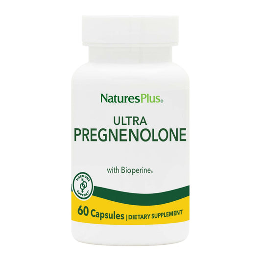 Natures Plus Ultra Pregnenolone - 60 Capsules - Promotes Overall Well-Being, Immune Support & Cognitive Function - 60 Servings