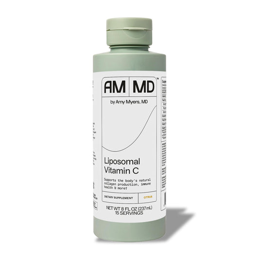 Liposomal Vitamin C Liquid 1000 mg Dr. Amy Myers, Month Supply - High Absorption VIT C, Ascorbic Acid - Antioxidant Supplement Supports Immune System & Boosts Collagen Production, Non-GMO - 16 Fl Oz