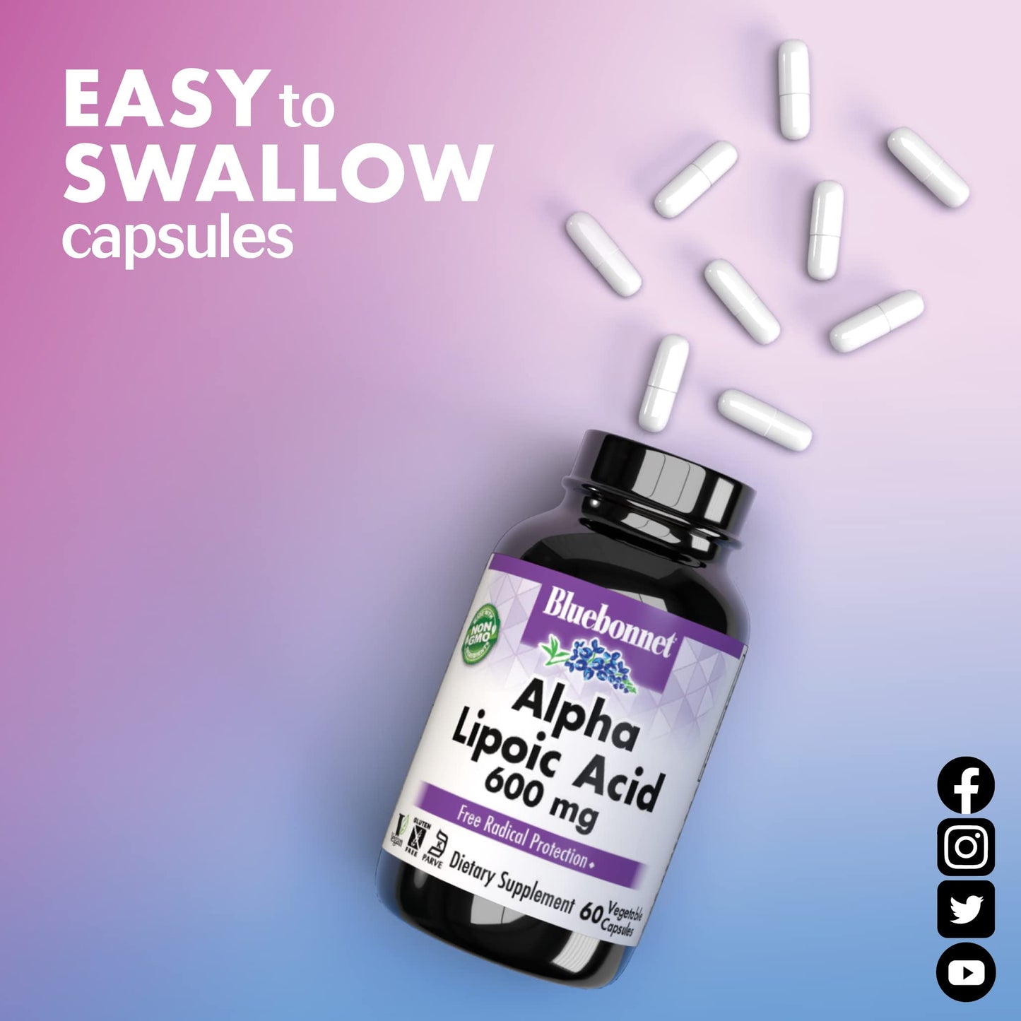 BLUEBONNET NUTRITION ALPHA LIPOIC ACID 300 mg