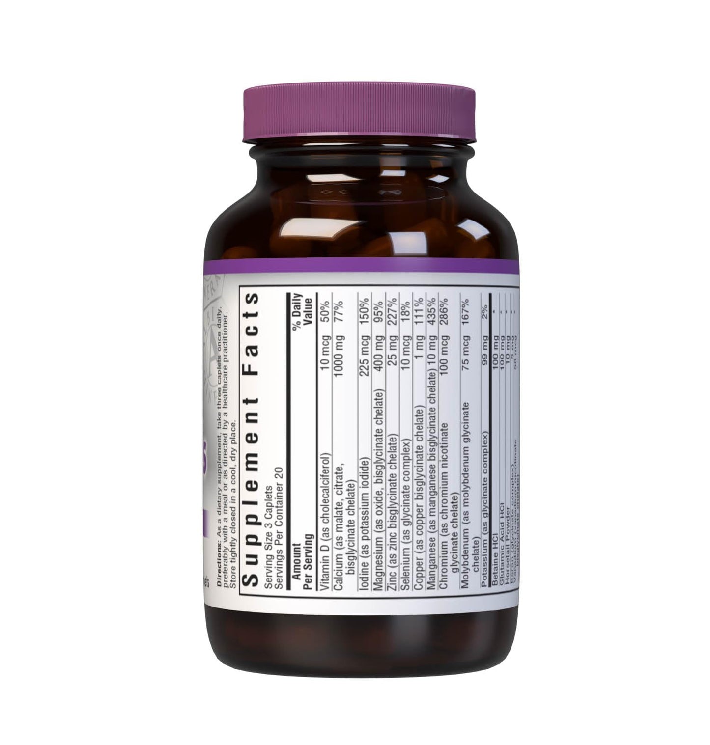 Pre-Order | Arrives in 5–10 Days – Bluebonnet Nutrition High Potency Chelated Multiminerals (Iron-Free), Albion Chelated Minerals, Soy-Free, Gluten-Free, Non-GMO, Kosher Certified, Dairy-Free, 60 Caplets, 20 Servings