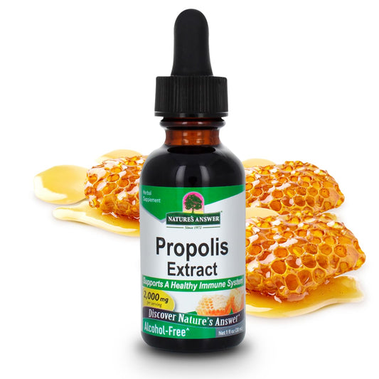 Nature's Answer Propolis Resin Extract 1 Fluid Ounce - Alcohol Free, Immune Support, Gluten Free, Made in USA, Natural Bee Product, Suitable for Everyone, Pure Herbal Extract