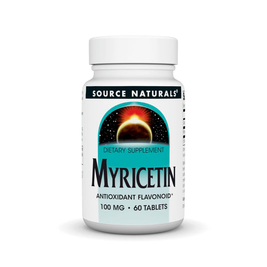 Pre-Order | Arrives in 5–10 Days – Source Naturals Myricetin Antioxidant Flavonoid* 100 Mg Tablet, 60 Count
