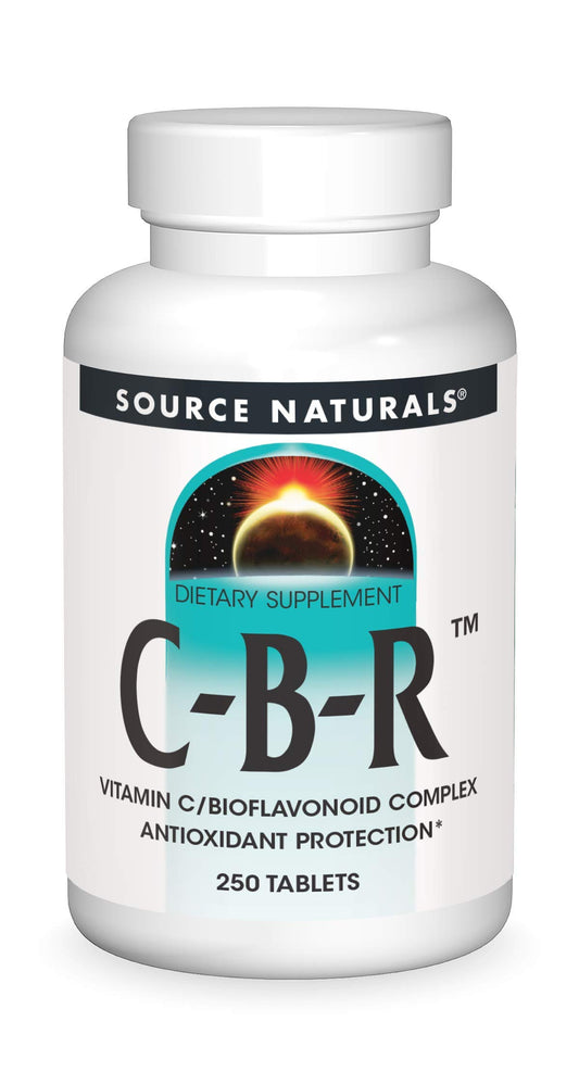 Pre-Order | Arrives in 5–10 Days – Source Naturals C-B-R - Vitamin C, Bioflavonoid Complex for Antioxidant Protection - 250 Tablets