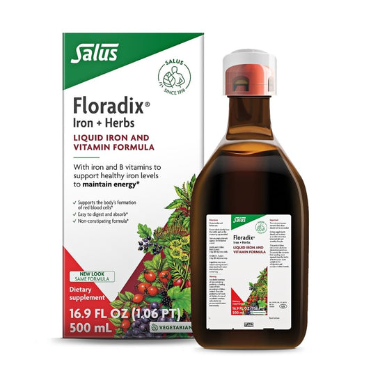 Pre-Order | Arrives in 5–10 Days – Floradix by Salus Iron & Herbs - Liquid Herbal Supplement for Energy Support* - Iron Supplement with Vitamin C & B Complex Vitamins - for Men & Women - 16.9 Fl Oz