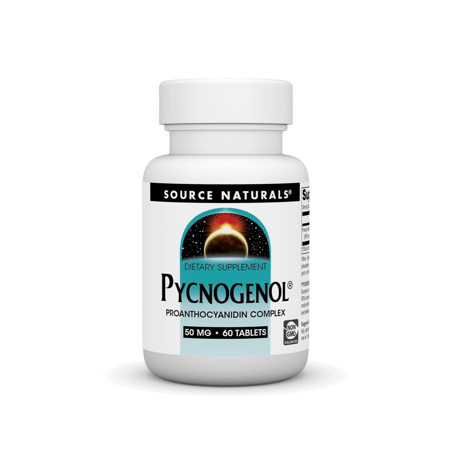 Pre-Order | Arrives in 5–10 Days – Source Naturals Pycnogenol 50 mg Proanthocyanidin Complex - 60 Tablets