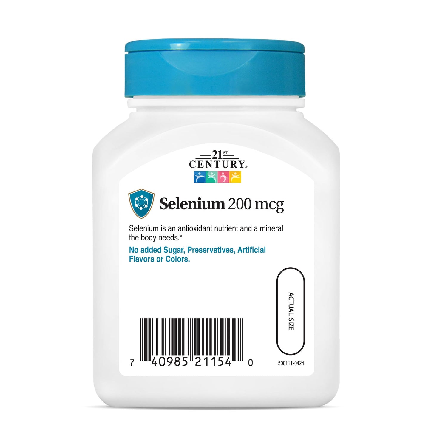 Pre-Order | Arrives in 5–10 Days – 21st Century Selenium 200 mcg Capsules, 60 Count