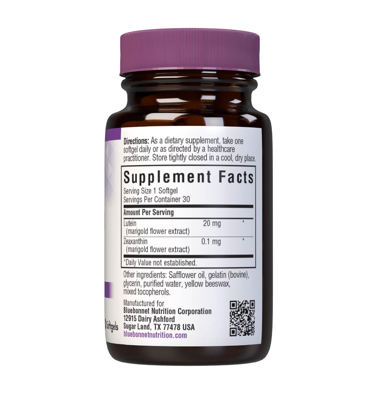 Pre-Order | Arrives in 5–10 Days – BLUEBONNET NUTRITION LUTEIN 20 mg
