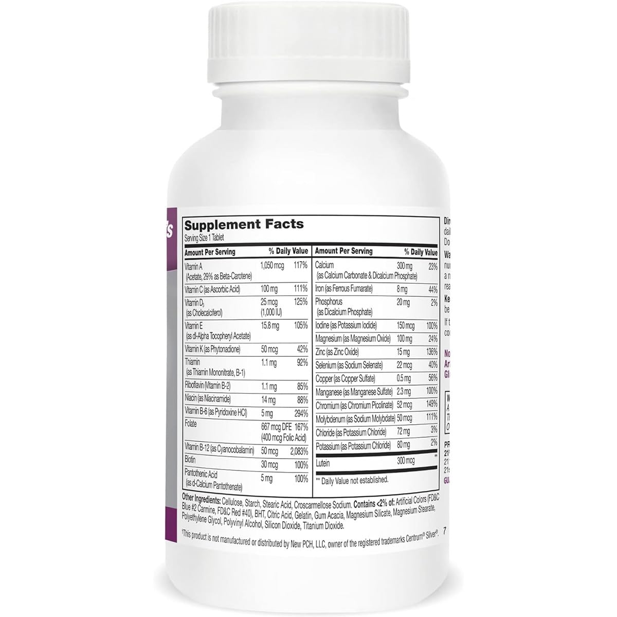 Pre-Order | Arrives in 5–10 Days – 21st Century Sentry Senior Women 50 Plus Tablets, 100 Count (27542)