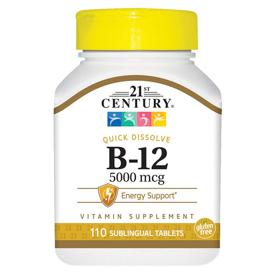 21st Century B-12 5000 mcg Tablets Sublingual - 110 Tablets