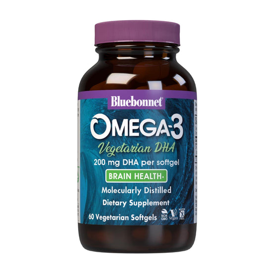 Pre-Order | Arrives in 5–10 Days – BlueBonnet Natural Omega-3 Vegetarian DHA Vegetarian Softgels, 200 mg, 60 Count ('743715009097)