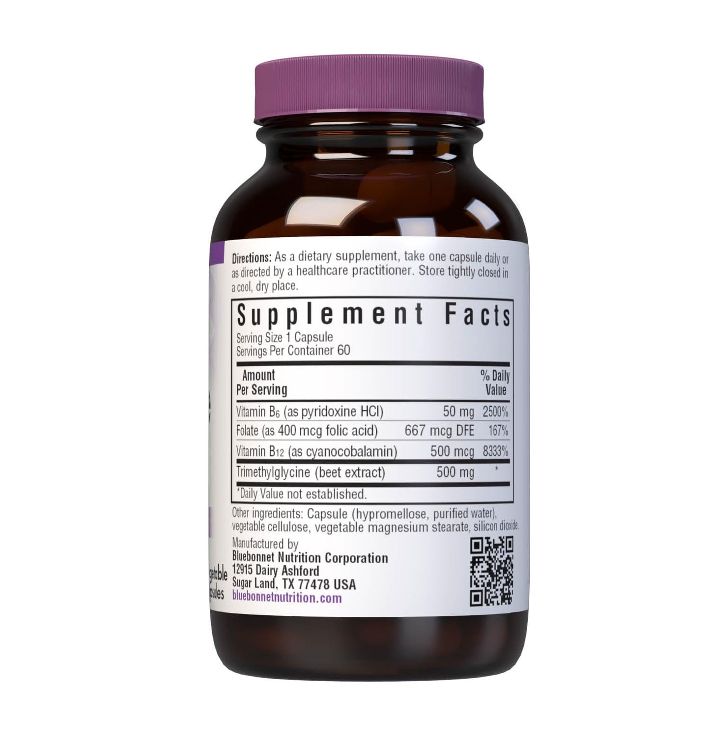Pre-Order | Arrives in 5–10 Days – BlueBonnet Homocysteine Formula Supplement, 60 Count